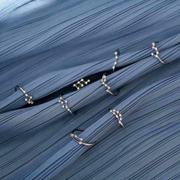 Sterling Silver Zodiac Resizable Ring-Sagittarius - Picture 4 of 6